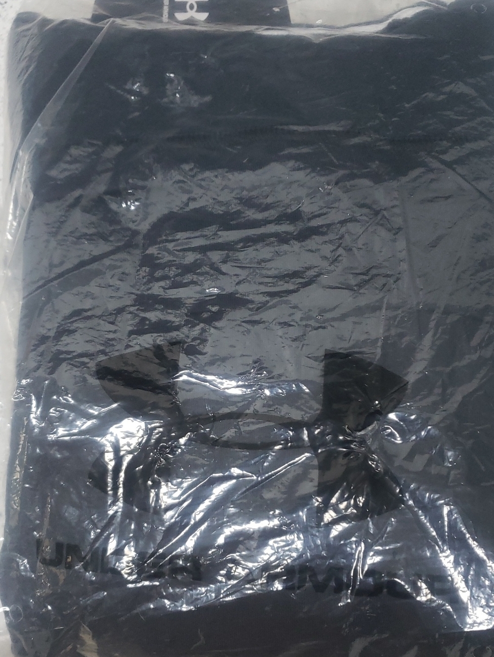 Under Armour Black Logo Front Athletic Tee